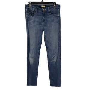 MOTHER The Looker Ankle Fray Baby Drive South Womens Jeans 28